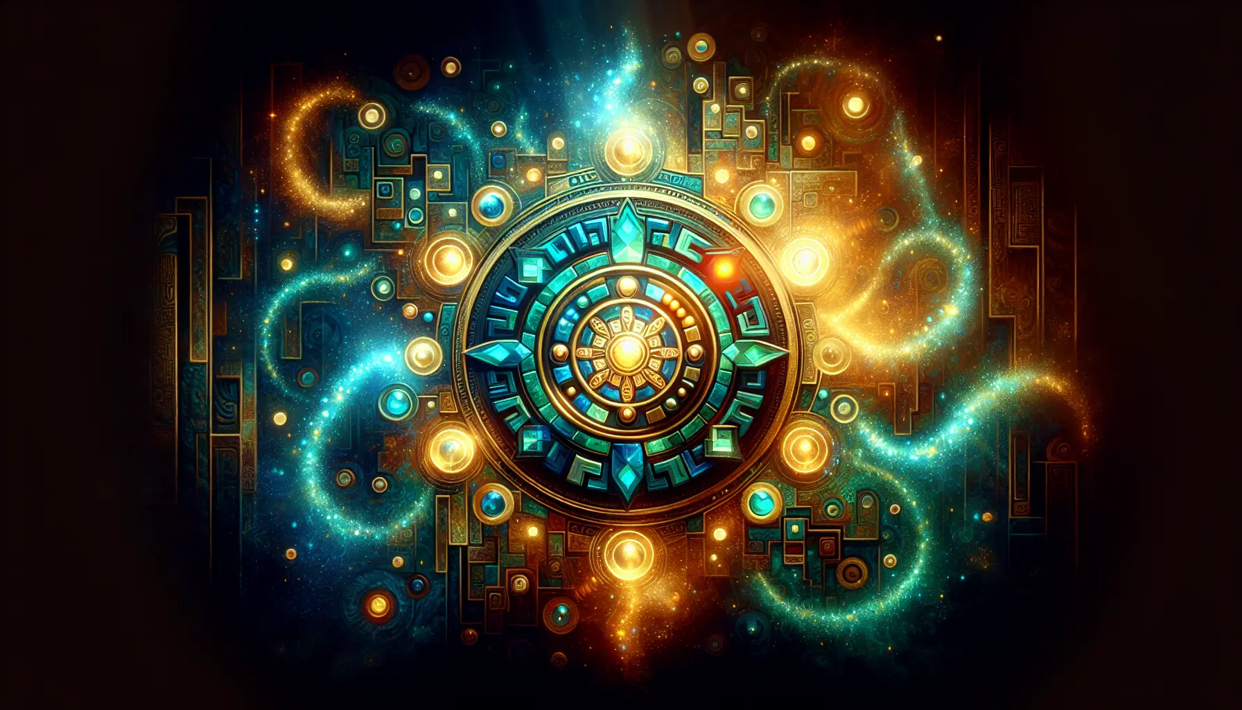 Tikal Casino ancient temple background